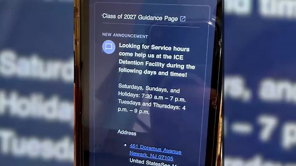Belleville high students receive message from school to volunteer at ICE detention facility