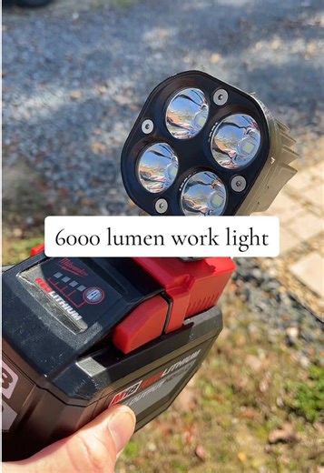 6000 Lumen Work Light for Outdoor Activities
