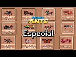 🐜Pocket Ants🐜 Todos insetos especial do pocket Ants Qual são os melhores ? 2.0