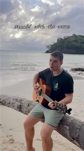 Tried to play an acoustic Eagles cover over the waves