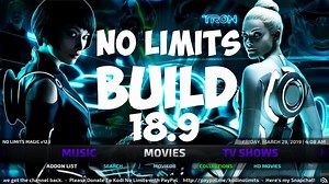 Kodi 18 NO LIMITS MAGIC BUILD FULL INSTALL