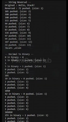 C++ Stack Implementation + 3 Applications #CPP #DataStructures #Stack #Coding #MiniCodeHub