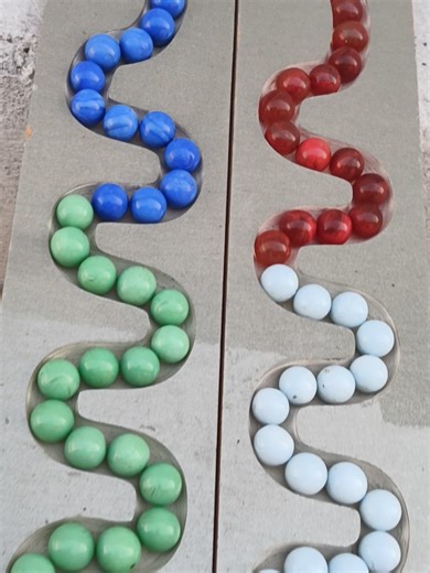 ASMR Marble Run Race color Full Marble