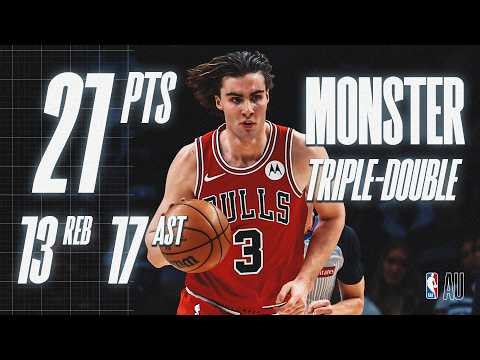 MONSTER TRIPLE DOUBLE from Josh Giddey! in OT WIN