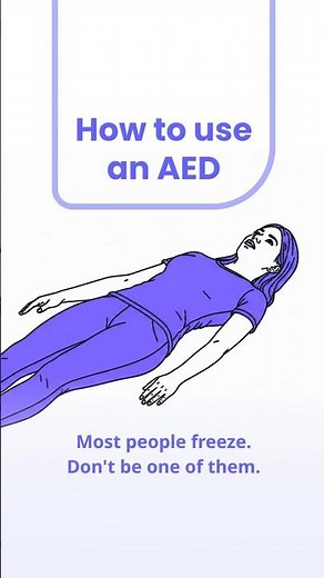 How to use an AED in an emergency