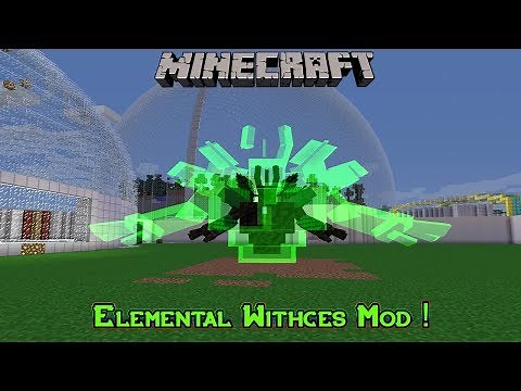 Minecraft | Elemental Witches Mod Review !!! (Super Witches and More)