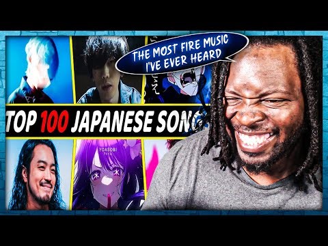 I REACTED TO JAPAN'S 100 MOST STREAMED SONGS OF ALL TIME
