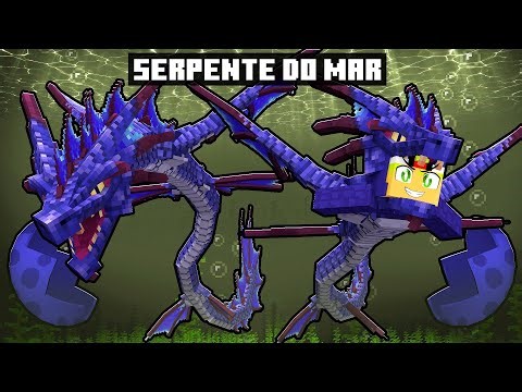 I was born as a SEA SERPENT in Minecraft