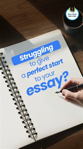 Blue Bells Model School on Instagram: "Stuck on the first few lines of your essay? Watch this video to learn how to craft the perfect introduction in just 3 simple steps. Follow this structure and leave your teachers impressed! [Essay Writing, Vocabulary, Spelling, Gurgaon School, Gurgaon Parents] #GrammarTips #Essay #Writing #WordOfTheDay #EnglishMadeEasy #EasyLearning #BlueBellsModelSchool"
