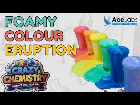 Foamy Colour Eruption | Acid Base Science Activity