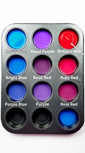 Creating 9 Colors with Just 4 Primary Colors #colormixing #satisfying #mixingcolors | Painting Academy