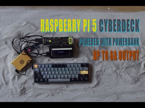 Raspberry Pi 5 - Delivering 5v 5A from Power Bank - Portable Cyberdeck