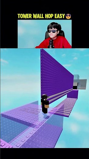 I became REALROSA😈 in this Wall Hop Tower 😎😱