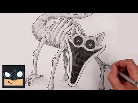How To Draw Hostile CatNap | Beginner Sketch Tutorial (Step-by-Step) Tutorial