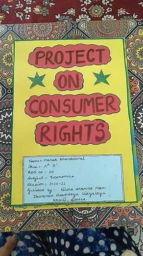 project on consumer rights //class 10