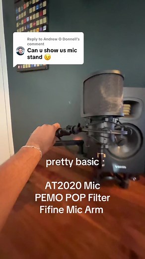 Simple Recording Setup with AT2020 Microphone