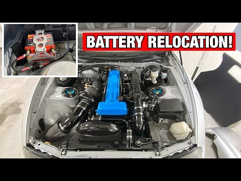 MK4 Supra Battery Relocation (How To Make Your own Kit)