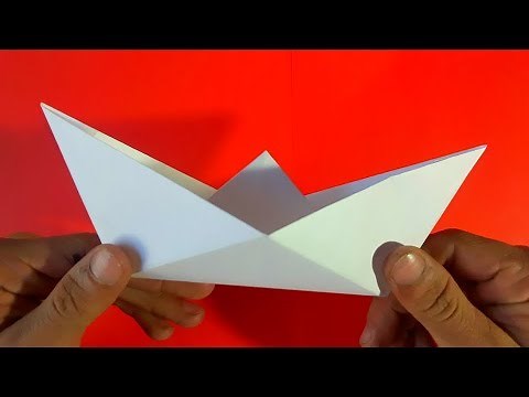 How to make a paper boat - How to make an Origami paper boat