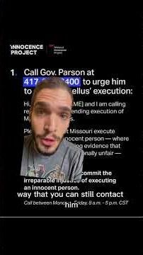 five a day for marcellus williams, faxzero dot com. #marcelluswilliams #innocenceproject