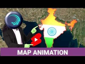 Map animation kaise banaye | 3D editing in Alight Motion like ‪@dhruvrathee‬