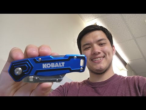 Kobalt 10002 Lockback Folding Utility Knife Overview (Updated Version)