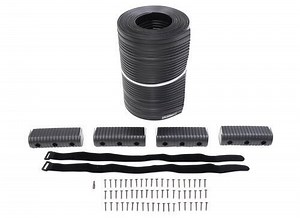 Caliber Bunk Wrap Kit for 2x6 Boat Trailer Guides - 24' Long - Black Caliber Boat Trailer Parts CA43