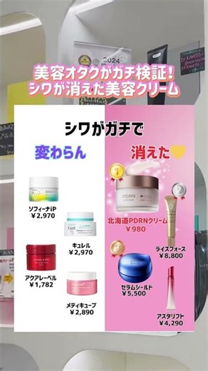 【ガチ検証】実際に使ってみてシワに効果のあった美容クリーム #美容 #スキンケア #垢抜け #しわ