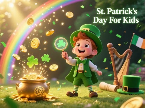 St. Patrick’s Day For Kids | Kids Holiday Videos | Irish Culture Explained | Leprechaun Legends