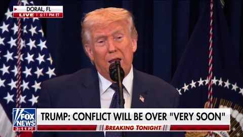 Trump: We wiped Iran out in the first 2 days