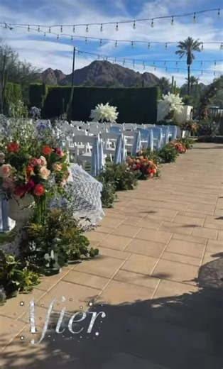 Before & After wedding set up 🤍🤍🤍@Abbie | Shop Be Easy @Jayden Siwa @Jessalynn Siwa @Joelle Siwa @Chris Hughes #thesiwas #wedding #forupage #palmsprings #weddingday