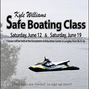 To help boaters comply with the law, the GRDA Police Department will be offering Boater Safety Courses, for free, on Saturday, June 12 and Saturday, June 19 (8AM to 5PM). Both courses will be held at the GRDA Ecosystems and Education Center in Langley. This class is great for beginners and as a refresher course for long-time boaters! Class size is limited, so sign up soon. In 2007, the “Kyle Williams Safe Boating Act” took effect in Oklahoma. Named after a 12-year-old who died in a personal wate