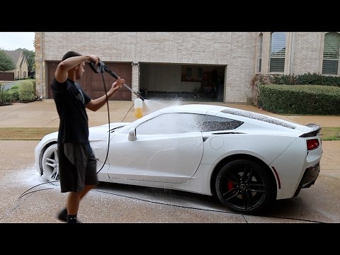 Touchless Car Wash With Foam Cannon, Power Washer & Leaf Blower