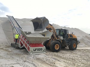 Telestack LF520 Mobile Hopper Feeder | Cooper Handling