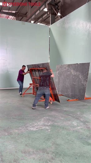 Slab transport cart Stone marble carry trolley