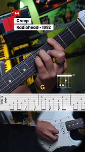 This intro still hits right in the feelings.. 🎶Radiohead - Creep | Guitar Tutorial🎸✨ • • #guitarra #guitarlesson #radiohead | Mario Mailool