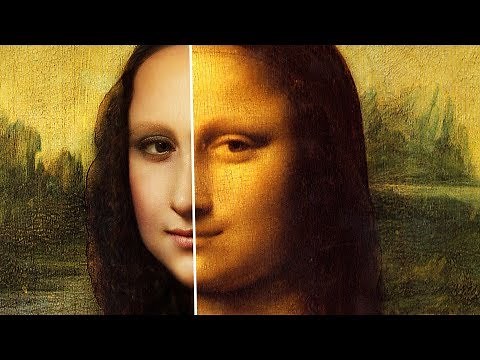 how MONA LISA looked in REAL LIFE