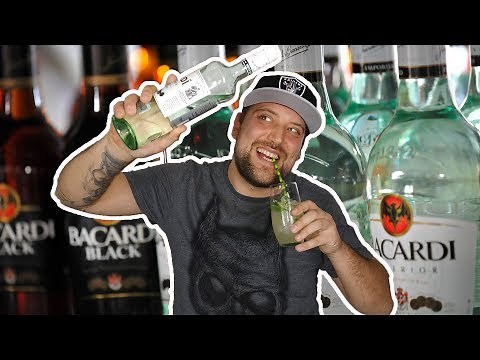 DEUX COCKTAILS FACILES ET ORIGINAUX AU RHUM BLANC !!!