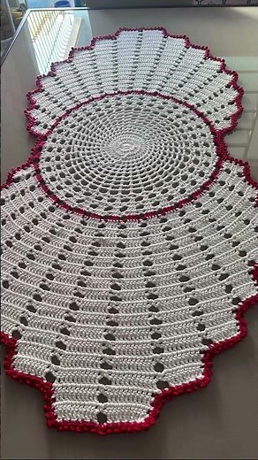 Click on the title above ⬆️ sophisticated crochet table runner step by step gradient table runner￼