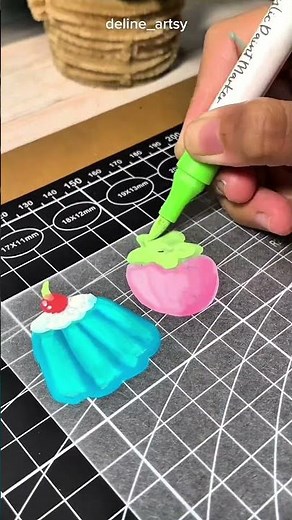 how to make pin button with shrink paper 🐥🍰🍥 #diy #diyprojects #handmade #diytutorial