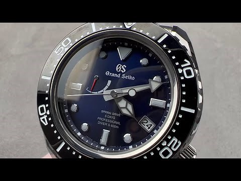 Grand Seiko Spring Drive Professional Diver Sport SLGA001- 60th Anniversary Limited Edition Review