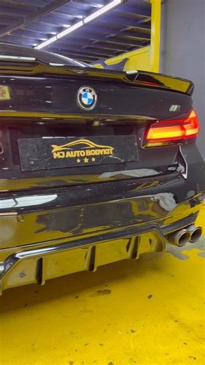BMW G30 install m5 bodykit with cs bonnet | MJ auto bodykit
