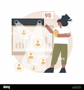 People counter system abstract concept vector illustration. Counting system, visitors recording technologies, people counter sensor, retail traffic re Stock Vector Image & Art - Alamy