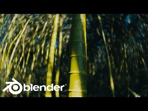 Photorealistic Bamboo Forests in Blender | Forest Generator Showcase