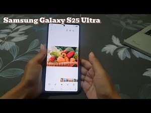 How to enhance photo clarity using sharpness tool on Samsung Galaxy S25 Ultra