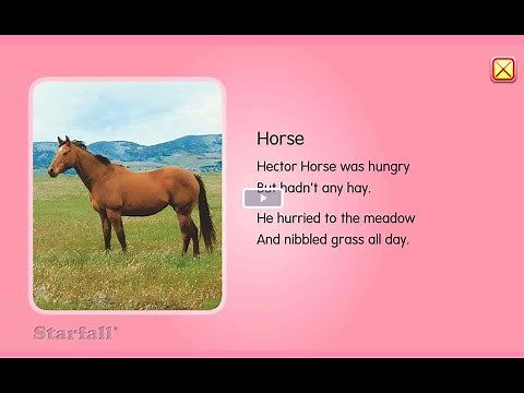 Backpack Bear's ABC Rhymes on Starfall - Letters G, H, I, J, K, L