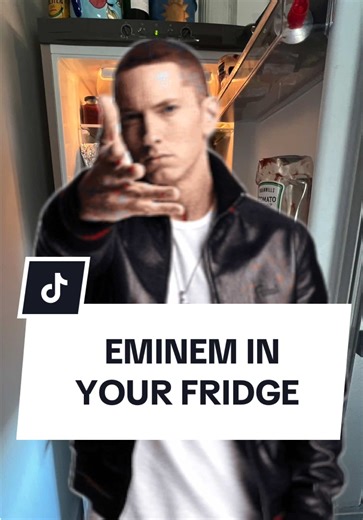 Eminem in your fridge #eminem #eminemfan #slimshady #comedyskit | Eminem