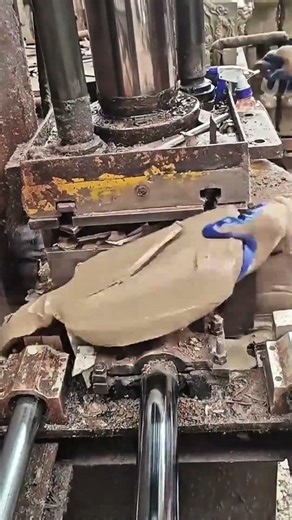 Processing clay into stone tiles using a printing machine operated at optimal capacity #viralshorts