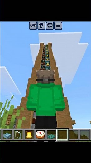 Fastest Vertical Stairs in Minecraft ⚡😳