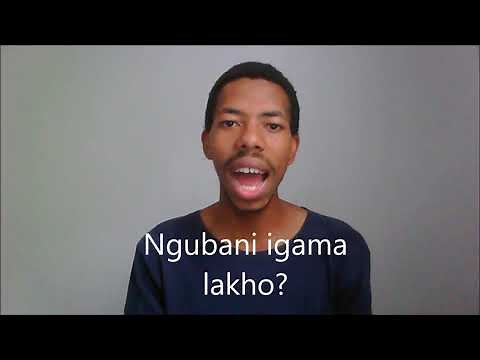 Xhosa With Inga - Ukuzazisa (Introducing yourself)