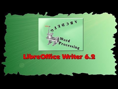 Libre Office Writer 6.2 Demonstration